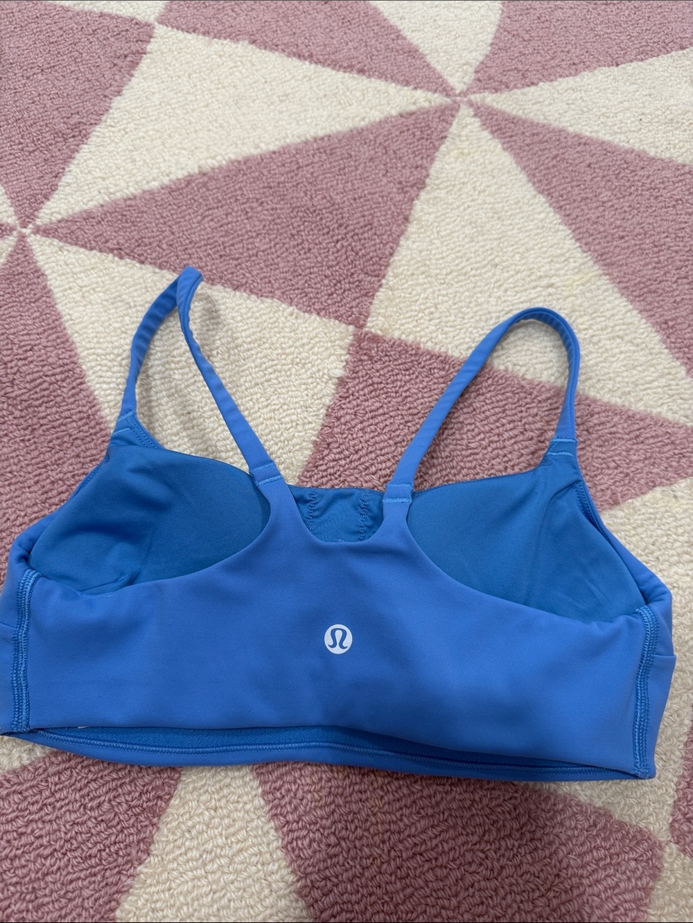 lululemon athletica cobalt blue strappy sports bra - Picture 2 of 4